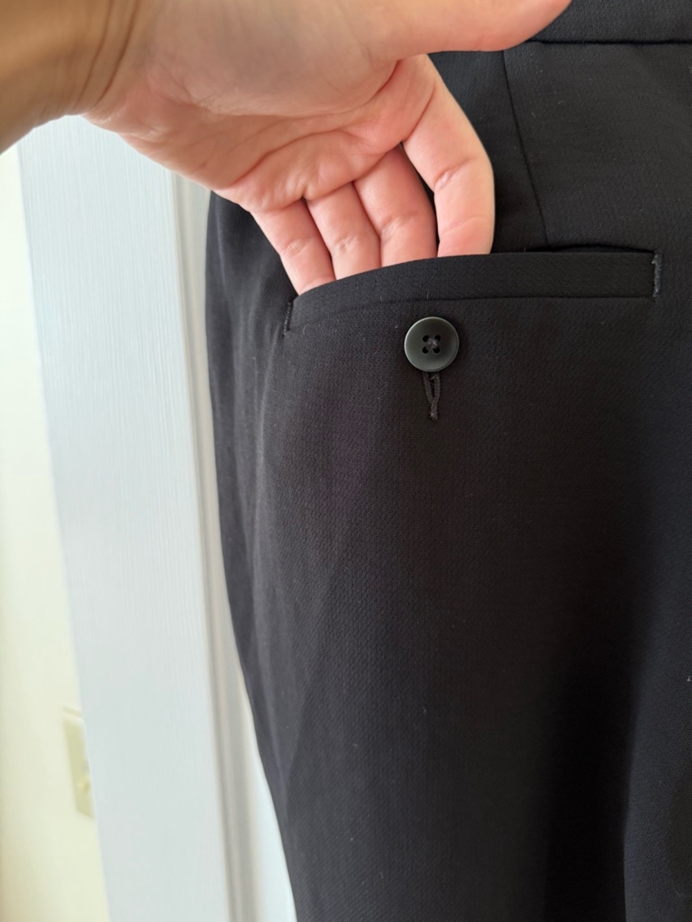 Express Black Women's Tailored Dress Trousers - Picture 8 of 9